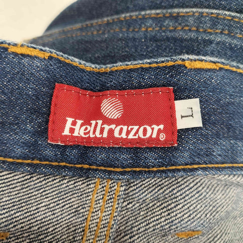 ヘルレイザー HELLRAZOR ワイドデニムパンツ メンズ JPN:L