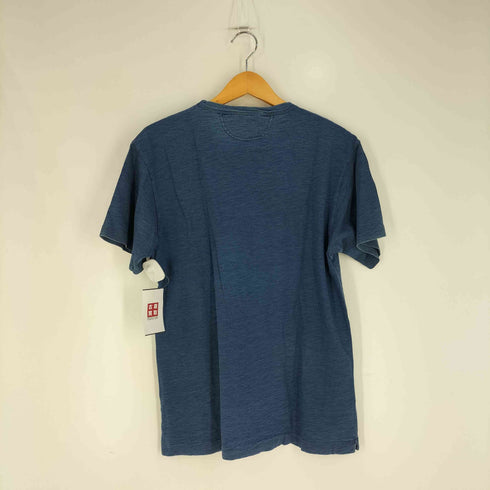 フォーティーファイブアール 45R 藍染め インディゴ S/S クルーネック Tシャツ レディース JPN:3