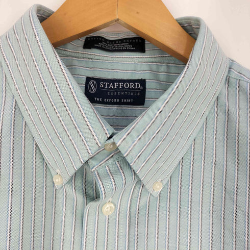 スタッフォード STAFFORD THE OXFORD SHIRT ストライプ BD シャツ メンズ 18