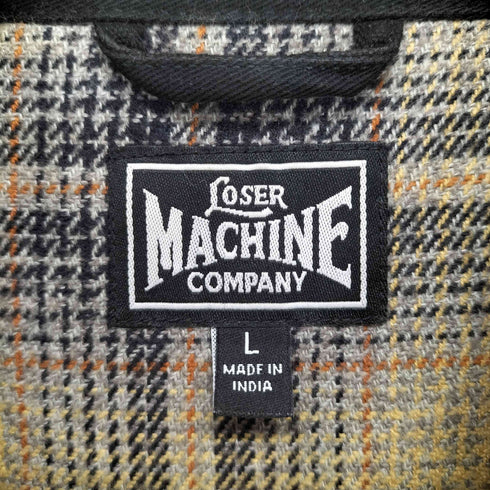 LOSER MACHINE COMPANY 背面パイル刺繍 ジップアップ ジャケット メンズ import:L