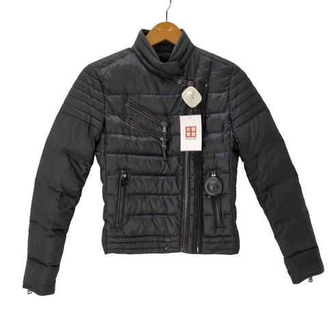 ポロラルフローレン POLO RALPH LAUREN 現行タグ ナイロン ライダース ダウン ジャケット ブルゾン レディース JPN:0
