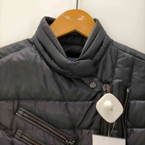 ポロラルフローレン POLO RALPH LAUREN 現行タグ ナイロン ライダース ダウン ジャケット ブルゾン レディース JPN:0