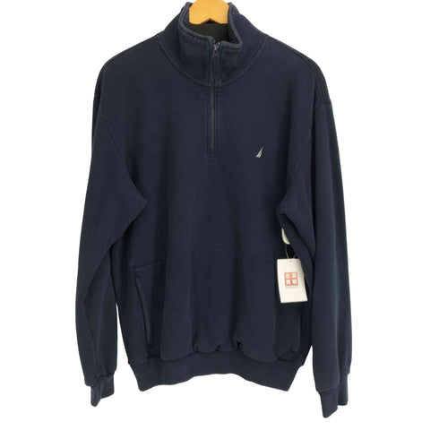 ノーティカ NAUTICA 裏起毛 ハーフジップトレーナー メンズ import:XL