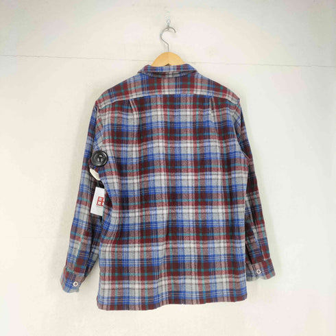 ペンドルトン PENDLETON 70S USA製 ウール ネルシャツ メンズ import:L