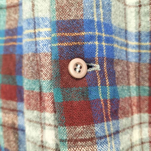 ペンドルトン PENDLETON 70S USA製 ウール ネルシャツ メンズ import:L