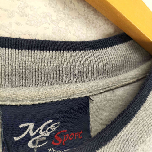 M&C SPORT フロントGRANDPA刺繍 スウェット トレーナー メンズ import:XL