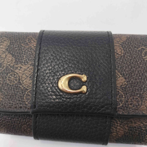 コーチ COACH ホース&キャリッジ プリント 6連 レザー キーケース メンズ