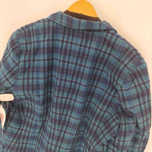 エディーバウアー Eddie Bauer 黒タグ チェック柄テーラードジャケット レディース M/M
