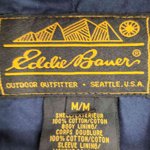 エディーバウアー Eddie Bauer 黒タグ チェック柄テーラードジャケット レディース M/M