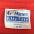 ヘインズ Hanes 袖裾シングルステッチ Tシャツ フェルト 両面プリント ベースボール メンズ import:L