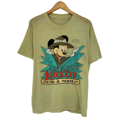 キャラクタープリントTシャツ 袖シングルステッチ メンズ