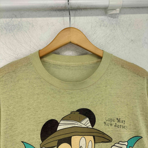 キャラクタープリントTシャツ 袖シングルステッチ メンズ