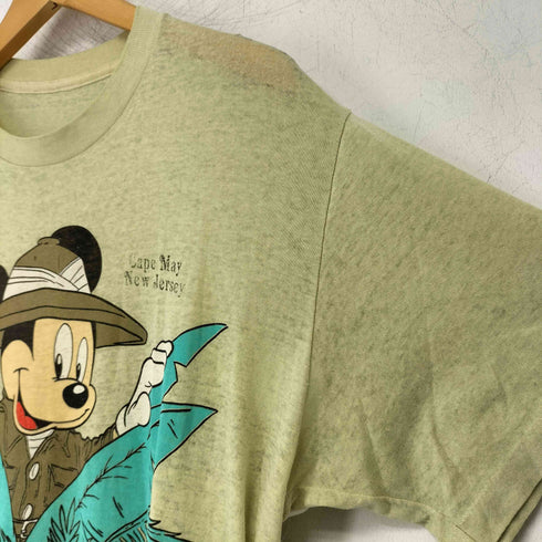 キャラクタープリントTシャツ 袖シングルステッチ メンズ