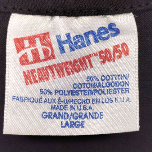 ヘインズ Hanes 1993年 MANEUVERS TRAINING Tシャツ 裾袖シングルステッチ メンズ import:L