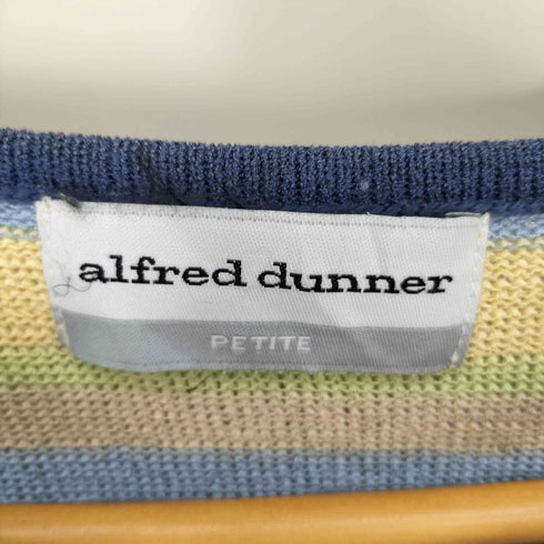 アルフレッドダナー ALFRED DUNNER ボーダーニットソー レディース PETITE