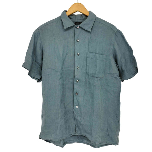 バナナリパブリック BANANA REPUBLIC IRISH LINEN RELAXED 半袖シャツ メンズ import:S