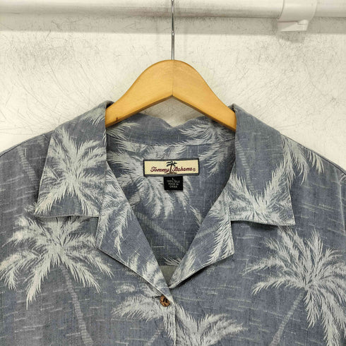 トミーバハマ Tommy Bahama シルク100% アロハシャツ オープンカラーシャツ メンズ import:L