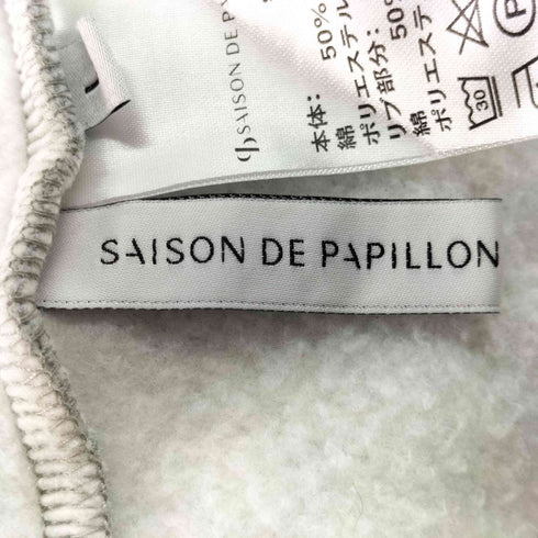 セゾンドパピヨン SAISON DE PAPILLON スウェットパーカーワンピース レディース JPN:L