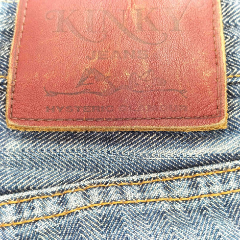 ヒステリックグラマー HYSTERIC GLAMOUR ヒッコリー ペインターパンツ メンズ FREE