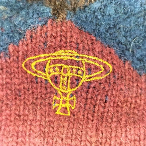 ヴィヴィアンウエストウッド Vivienne Westwood アーガイル柄 オーブ刺繍 手袋 レディース