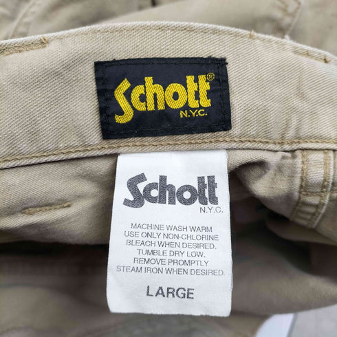 ショット Schott Chino Cargo ミリタリー カーゴパンツ メンズ L