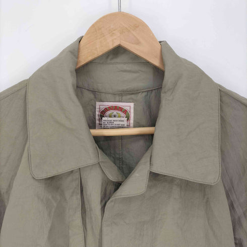 バナナリパブリック BANANA REPUBLIC 80S OLD 旧タグ バナナタグ エポレット付き ナイロン トレンチコート メンズ import:S