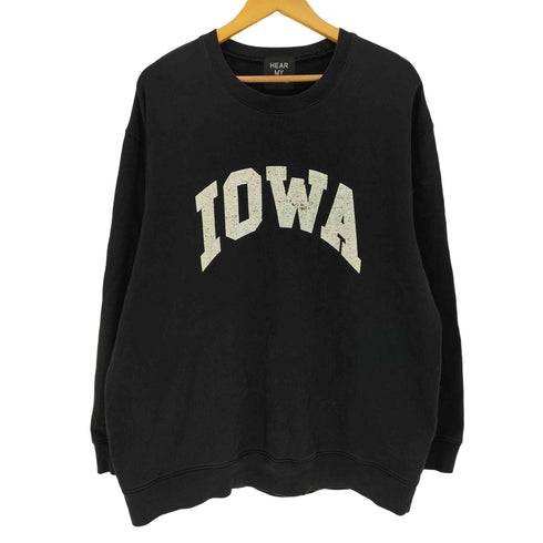 HEAR MY NAME カレッジプリント クルーネックスウェット メンズ JPN:XXL