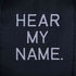HEAR MY NAME カレッジプリント クルーネックスウェット メンズ JPN:XXL