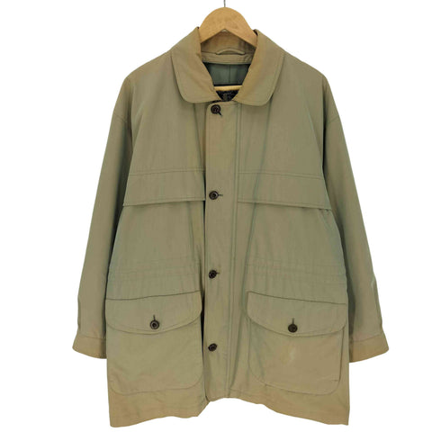 バーバリーズ BURBERRYS 80-90S 玉蟲 玉虫 ハンティング ハーフコート メンズ import:L