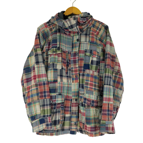 デニムアンドサプライラルフローレン DENIM&SUPPLY RALPH LAUREN パッチワークマウンテンパーカー パッチワーク フードジャケット レディース import:M