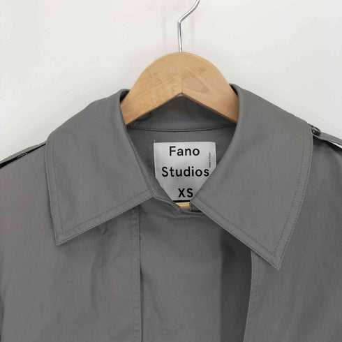 ファノストゥディオズ Fano Studios エポレット付き トレンチ コート レディース import:XS