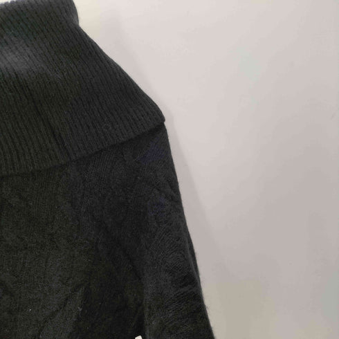 ポロラルフローレン POLO RALPH LAUREN 現行タグ ポニー無 カシミヤ混 メリノウール ケーブル編み ハイネック ニット セーター レディース import:M