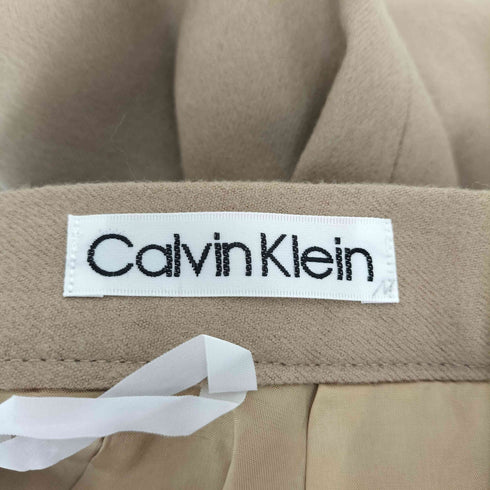 カルバンクライン CALVIN KLEIN ウール100 膝丈タイトスカート レディース W60 H88