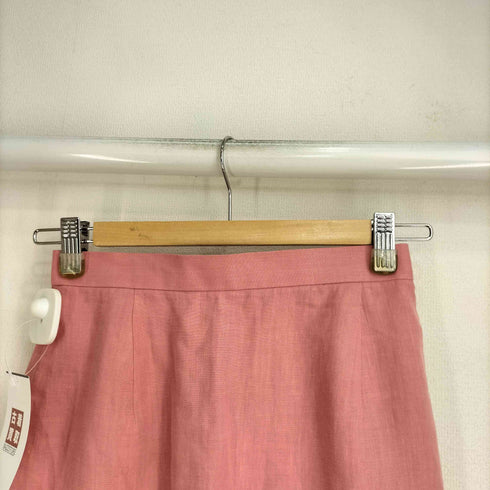 カルバンクライン CALVIN KLEIN リネン100 膝丈タイトスカート レディース W60 H88