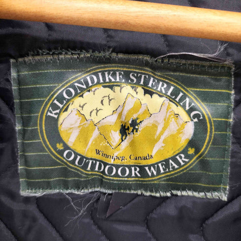 Klondike Sterling カナダ製 ウール カラーネップ ツイード インナー キルティング ブルゾン ボンバージャケット メンズ import:M
