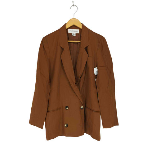 ジョーンズニューヨーク JONES NEW YORK ダブルブレストテーラードジャケット レディース US:4