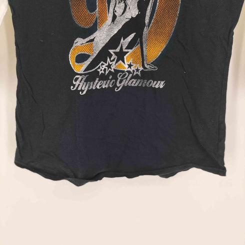 ヒステリックグラマー HYSTERIC GLAMOUR ガール プリント ラグラン 七分袖 クルーネック カットソー Y2K レディース FREE