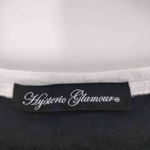 ヒステリックグラマー HYSTERIC GLAMOUR ガール プリント ラグラン 七分袖 クルーネック カットソー Y2K レディース FREE