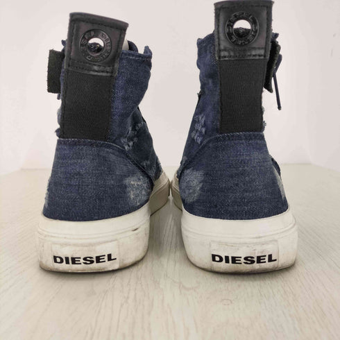ディーゼル DIESEL S-ASTICO MID ZIP デニム ハイカットスニーカー メンズ JPN:26.5