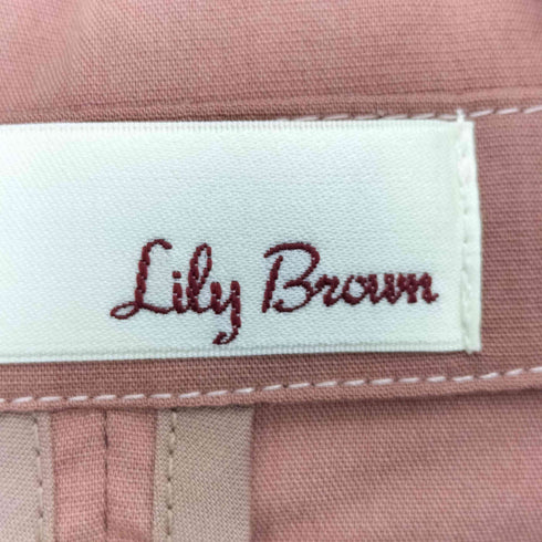 リリーブラウン Lily Brown テーラードカラー ロングワンピース レディース FREE