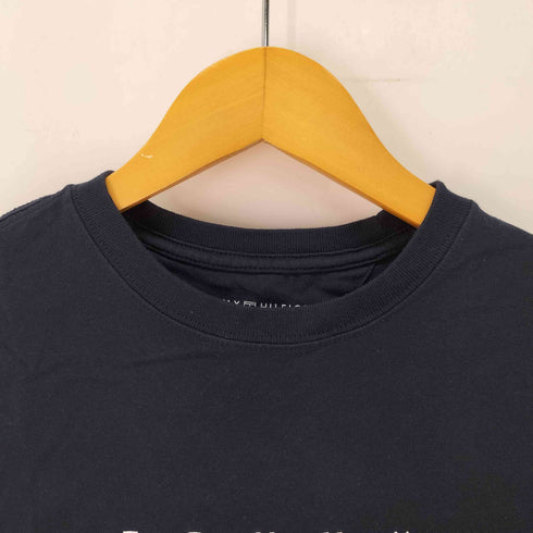 トミーヒルフィガー TOMMY HILFIGER フロント 刺繍ロゴ クルーネック Tシャツ レディース import:S