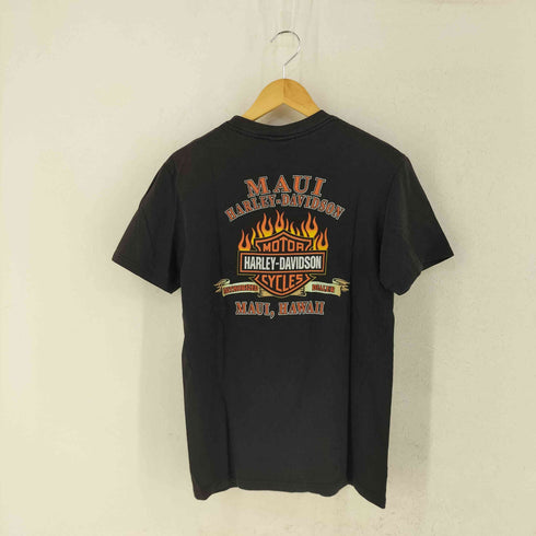 ハーレーダビッドソン HARLEY-DAVIDSON フレイムイーグル グラフィック 両面プリントTシャツ メンズ import:M