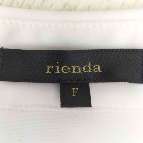 リエンダ rienda タック フレア シャツワンピース レディース FREE