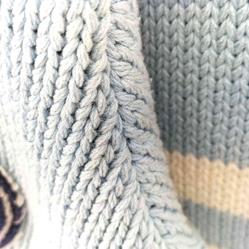 チャップスラルフローレン CHAPS RALPH LAUREN 70S 大文字タグ ワッペン レタード コットン カーディガン メンズ import:M