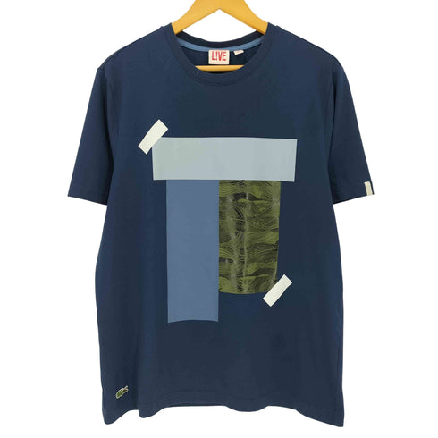 ラコステライブ Lacoste Live アートプリント クルーネック Tシャツプリント クルーネック Tシャツ メンズ import:L