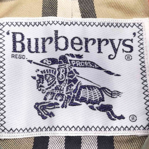 バーバリーズ BURBERRYS 玉虫 裏ノヴァチェック ステンカラーコート レディース