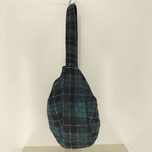 ハリスツイード Harris Tweed ウールチェックショルダーバッグ メンズ