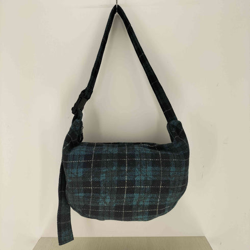 ハリスツイード Harris Tweed ウールチェックショルダーバッグ メンズ