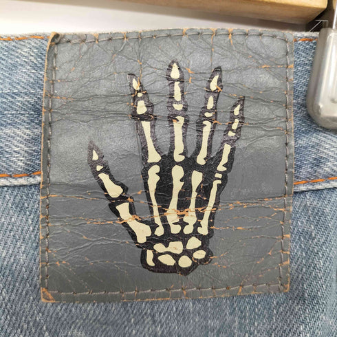 チープマンデー CHEAP MONDAY 裾 折り返し ワイド デニム パンツ レディース 26×32