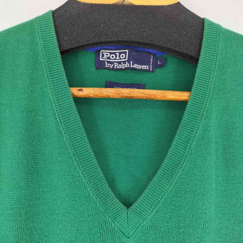 ポロバイラルフローレン Polo by RALPH LAUREN ロゴ刺繍 ニットベスト メンズ JPN:L